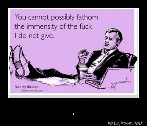 The Fuck I do not give